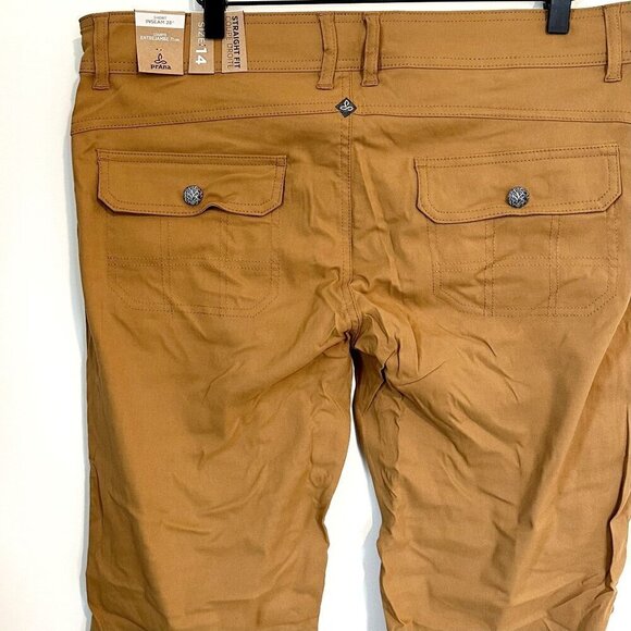 NWT Prana Halle Straight Pant - Short Inseam in Earthbound - Size 14 - Picture 7 of 13